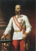 Eugene de Blaas, kaiser franz josef l of austria in uniform